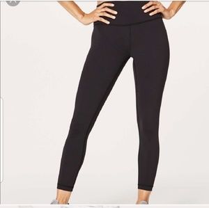 Lululemon wunder under 7/8 leggings high waisted